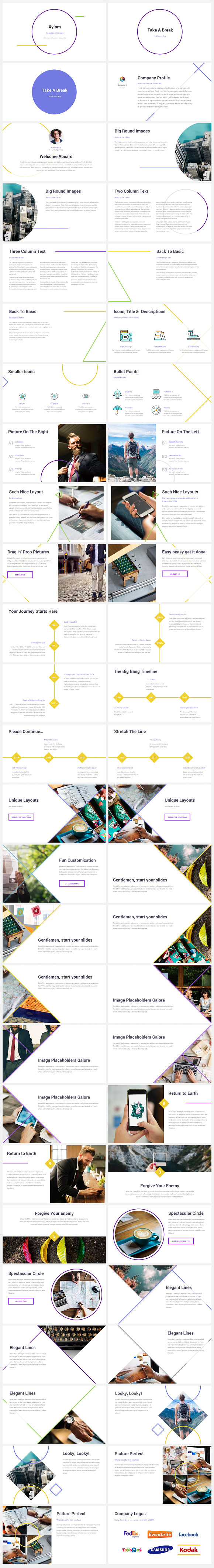 Xylom Clean PowerPoint Template in PowerPoint Templates - product preview 1