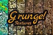 6 Grunge Textures Pack