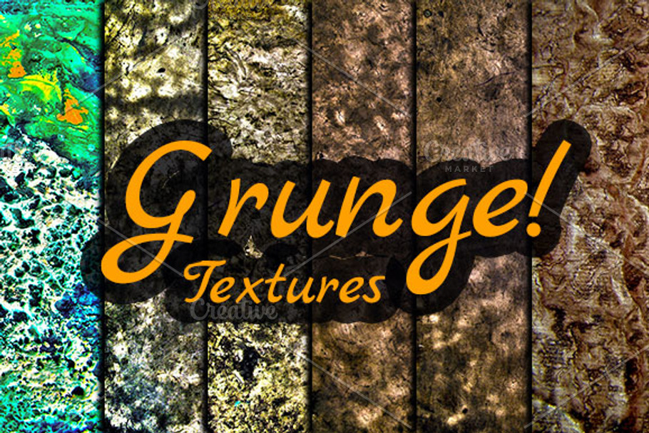 6 Grunge Textures Pack in Textures - product preview 8