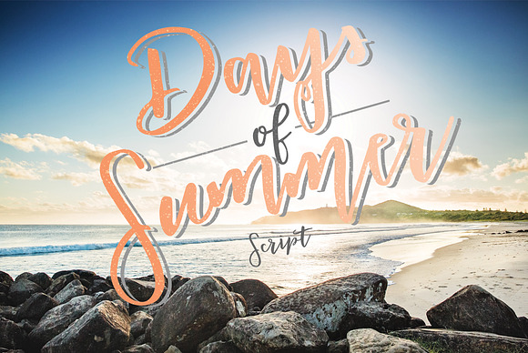 Days of Summer Script in Script Fonts - product preview 7
