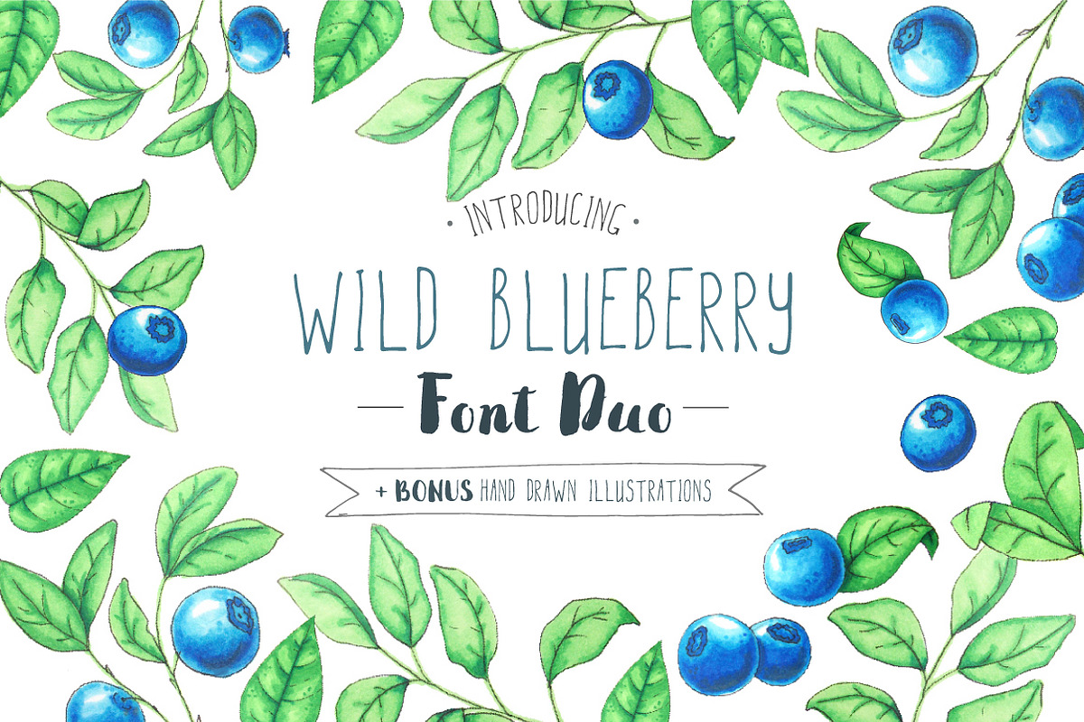 Wild Blueberry Font Duo in Script Fonts - product preview 8
