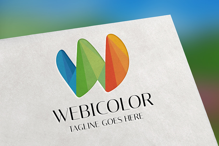 Webicolor (Letter W) Logo