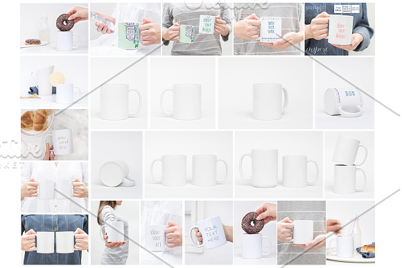 11oz Ceramic Mug Starting Kit Bundle in Product Mockups - product preview 3