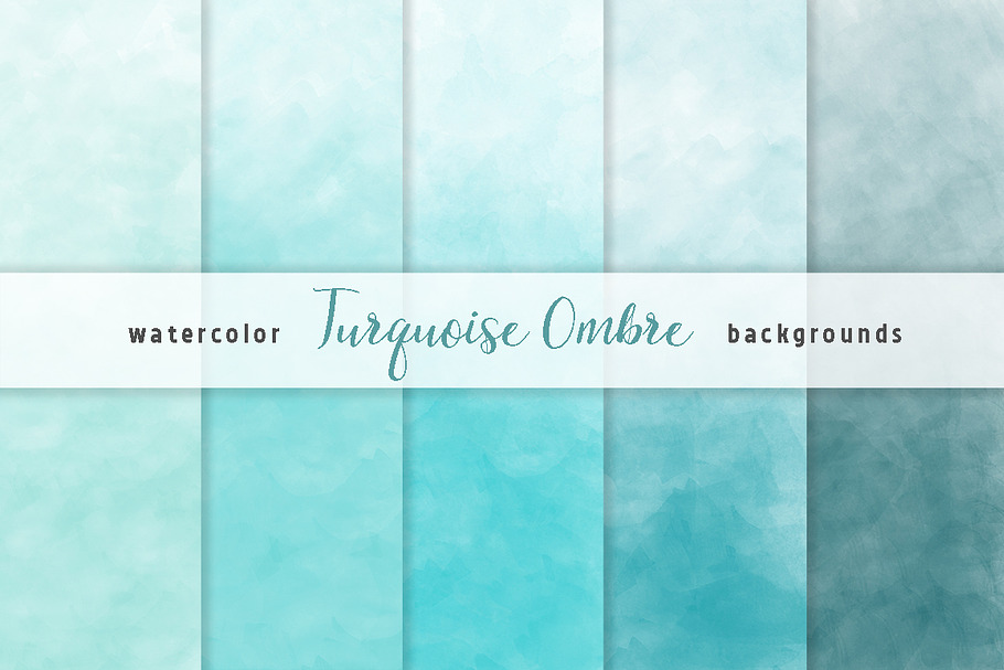 Ombre Watercolor Backgrounds