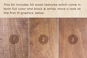 50 Walnut Wood Textures & Brushes
