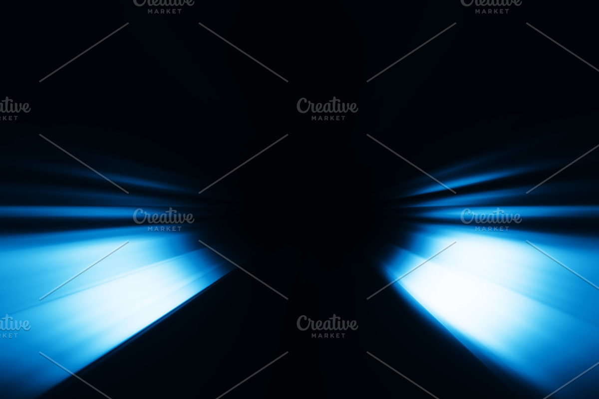 Diagonal blue rays bokeh background in Illustrations - product preview 8