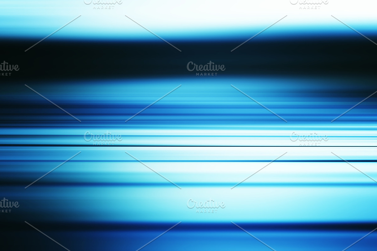 Horizontal blue sea motion blur illustration background in Illustrations - product preview 8