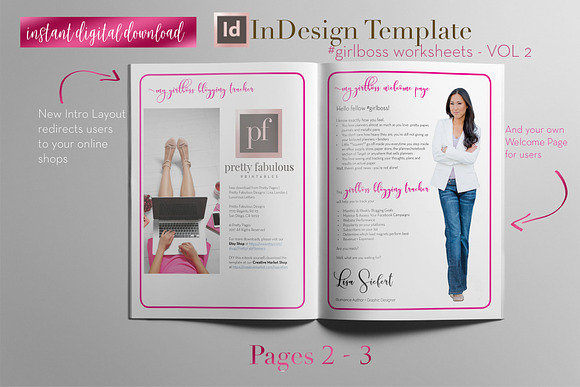 Girlboss Sheets | InDesign Template in Stationery Templates - product preview 8