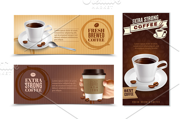 Coffee Cups Set in Objects - product preview 4