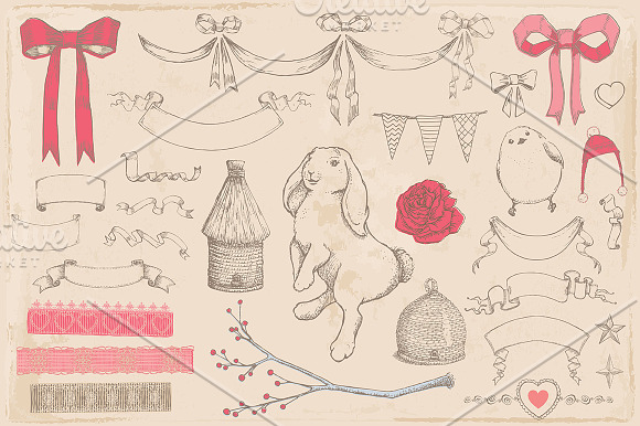 InKit Pretty Hand Drawn MegaBundle in Illustrations - product preview 2