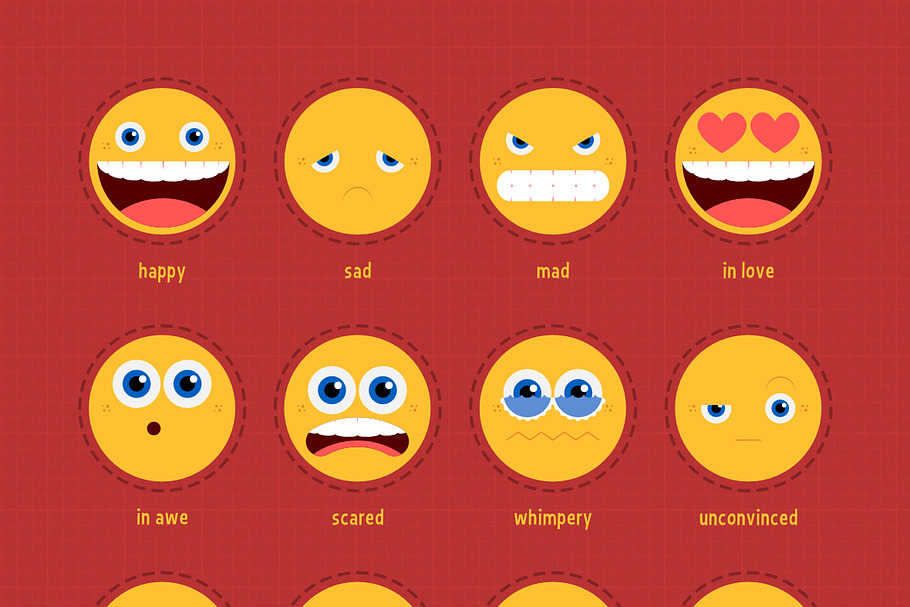 Smiley Creation Kit in Smiley Face Icons - product preview 8