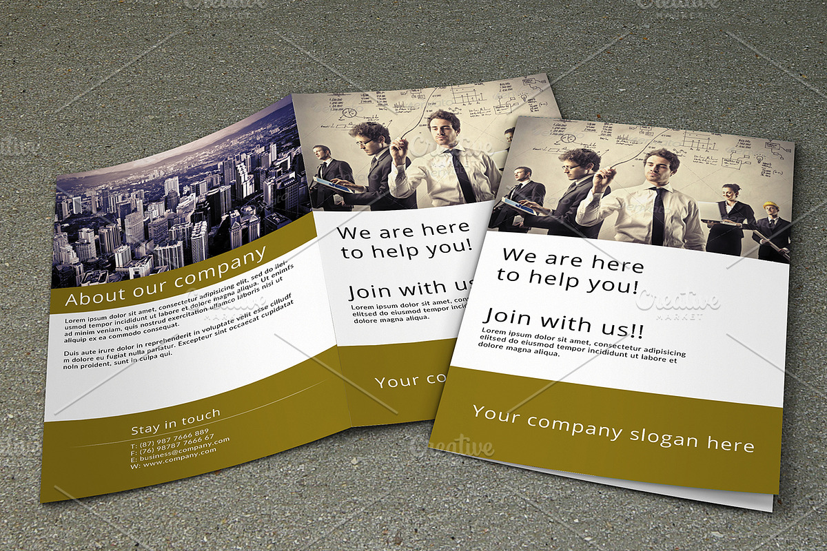 Corporate Brochure-V744 in Brochure Templates - product preview 8