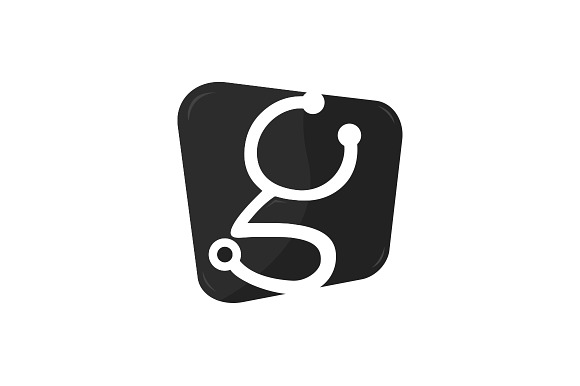 G Letter stethoscope logo icon  in Logo Templates - product preview 2