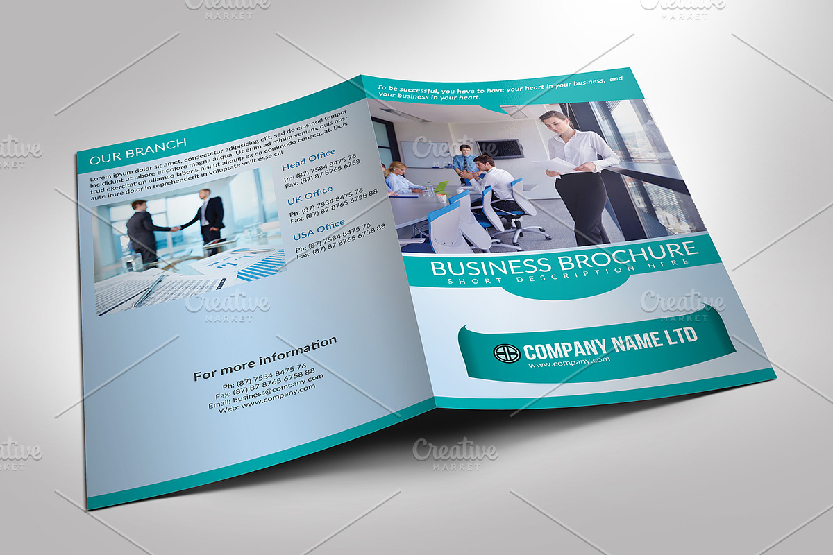 Corporate Brochure Template-V735 in Brochure Templates - product preview 8