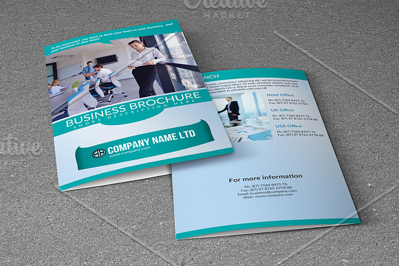 Corporate Brochure Template-V735 in Brochure Templates - product preview 4