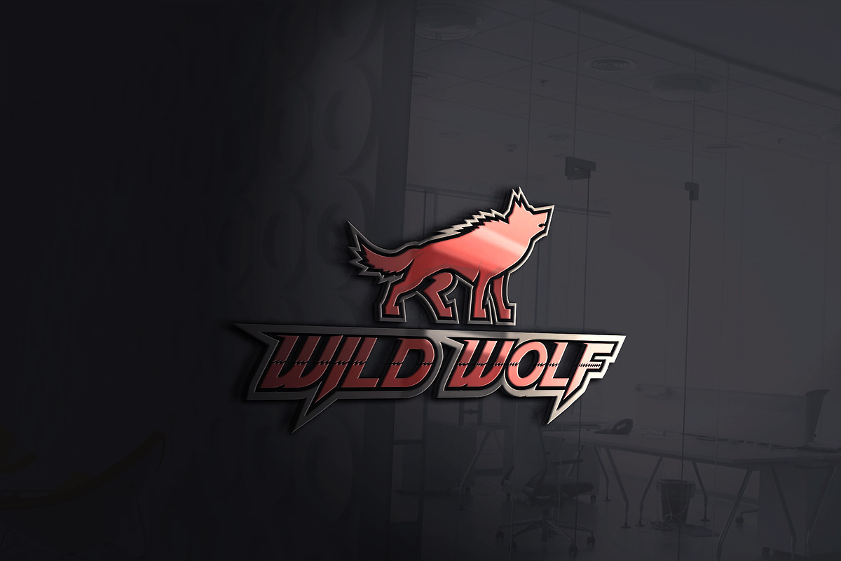Wild Wolf logo with free bonus  in Logo Templates - product preview 8