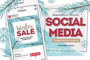 Winter Social Media Templates Pack