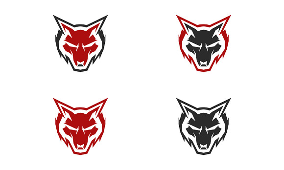 Wolf Head Logo in Logo Templates - product preview 1