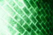Diagonal green connections illustration background