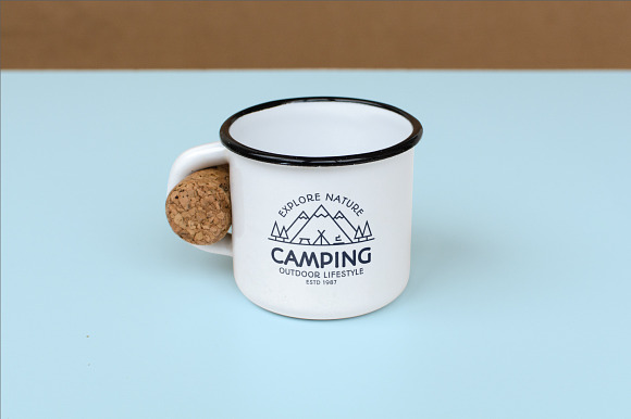 Camping emblem set in Logo Templates - product preview 2