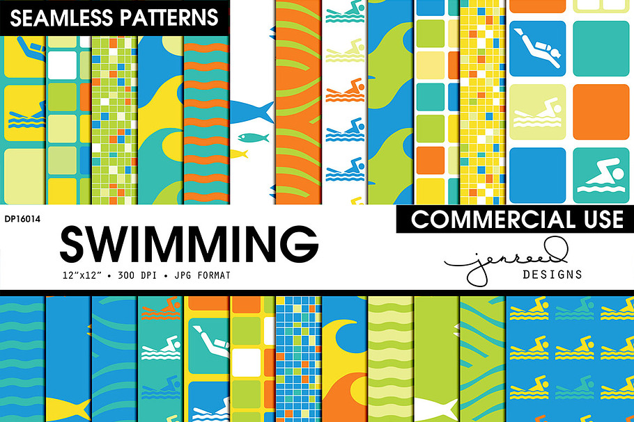 Swimming Seamless Patterns | DP16014