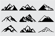 Mountain Shapes For Logos Vol 5