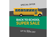 Back to School Sale banner
