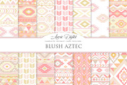 Blush Aztec Digital Paper