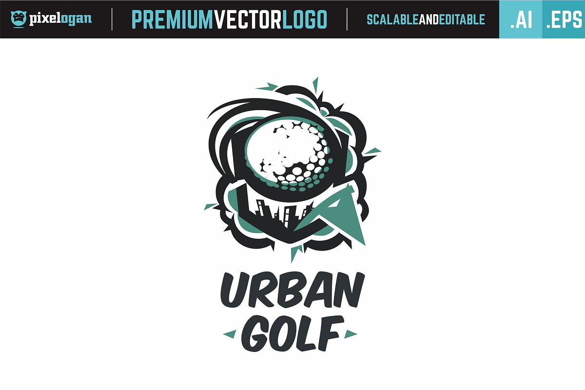 Urban Golf Logo in Logo Templates - product preview 8