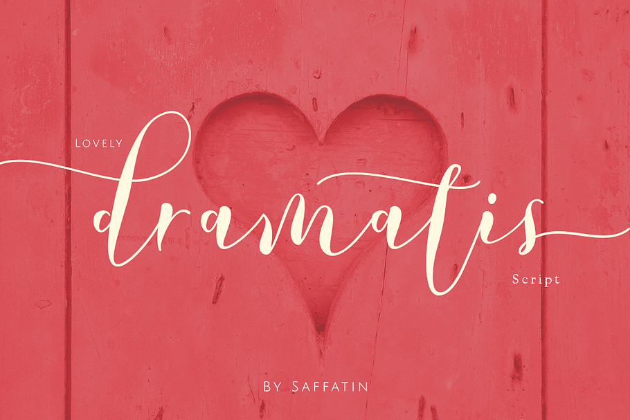 Lovely Dramatis in Script Fonts - product preview 8
