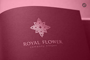 Royal Flower Logo Template