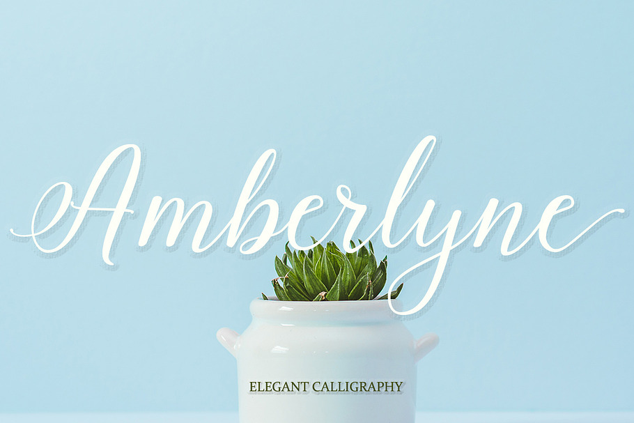 Amberlyne Script (25% Off) in Script Fonts - product preview 8