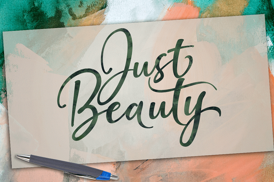 Just Beauty in Script Fonts - product preview 8