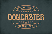 Doncaster Vintage Label Typeface