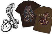Tattoo T-shirts And Poster Labels
