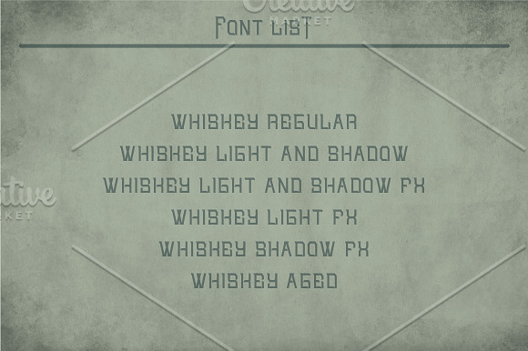 Whiskey Original Label Typeface in Display Fonts - product preview 5