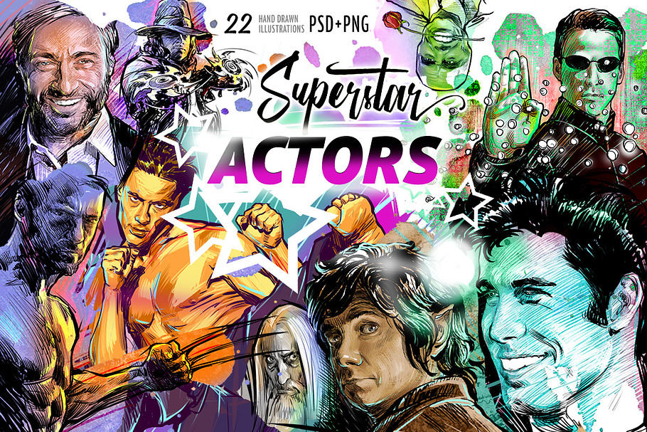 Superstar Actors in Graphics - product preview 8