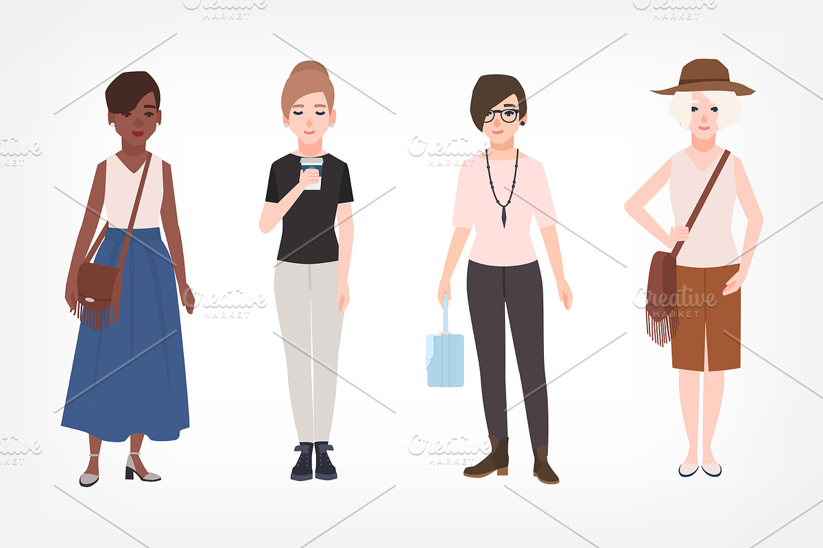The constructor of modern woman in Illustrations - product preview 8