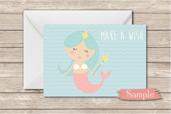 Little mermaids in Illustrations - product preview 2