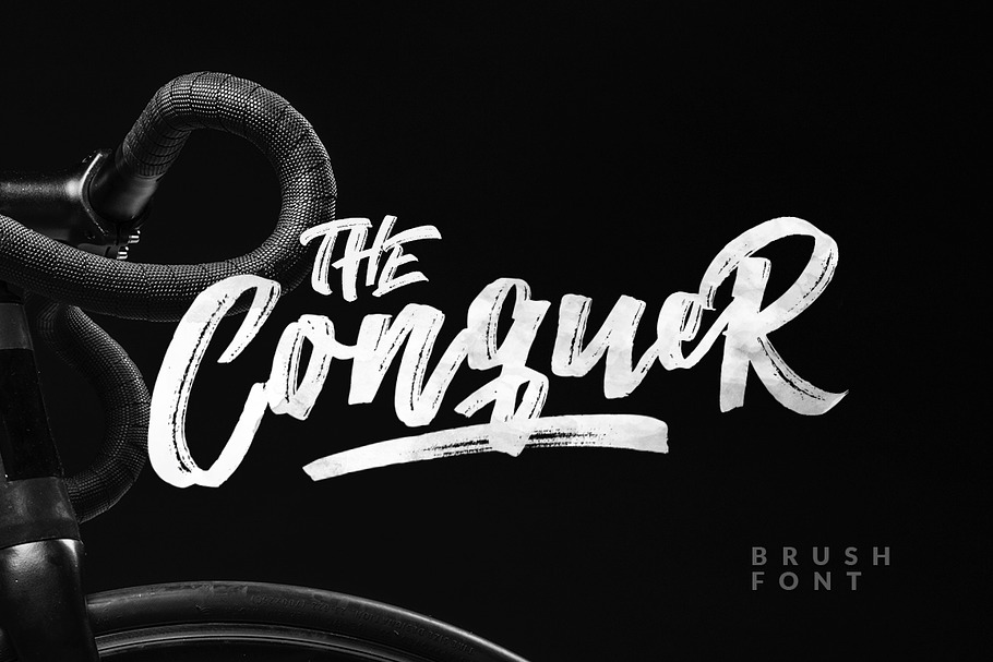 The Conquer Brush Typeface in Brush Fonts - product preview 8