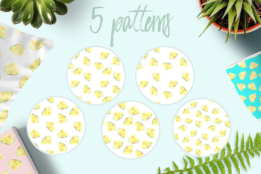  Pineapple Slices Patterns