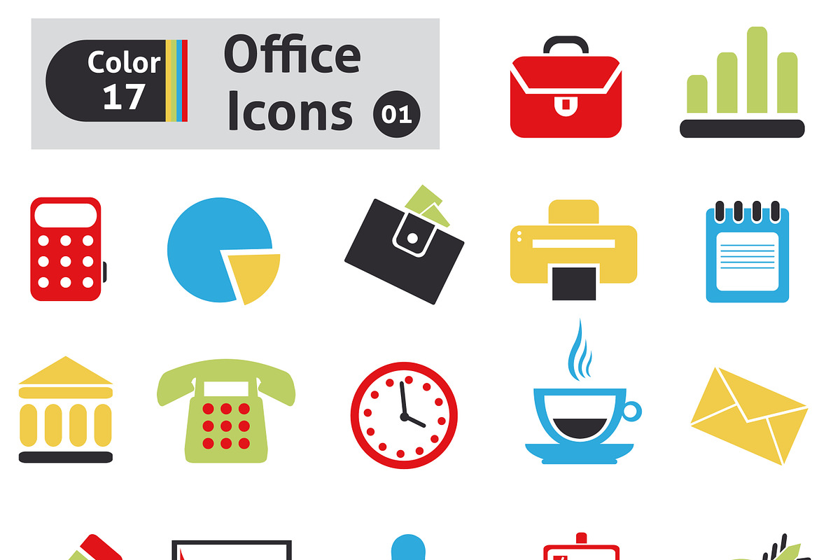 Office icons in Graphics - product preview 8