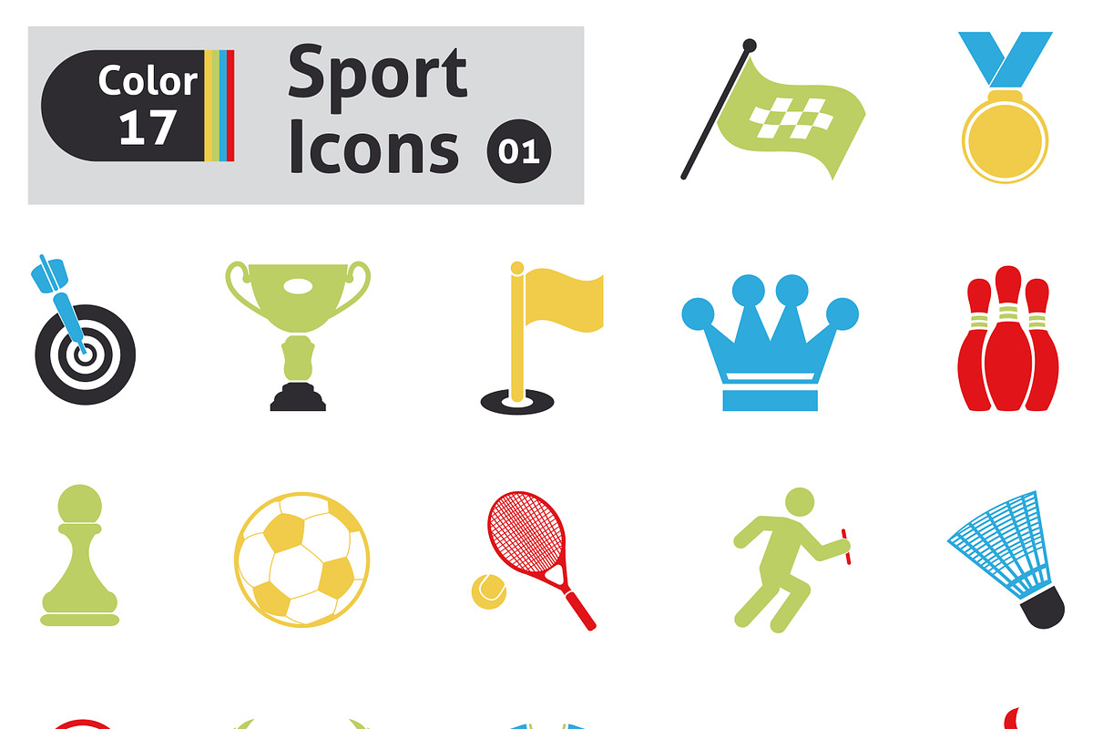 Sport icons in Graphics - product preview 8