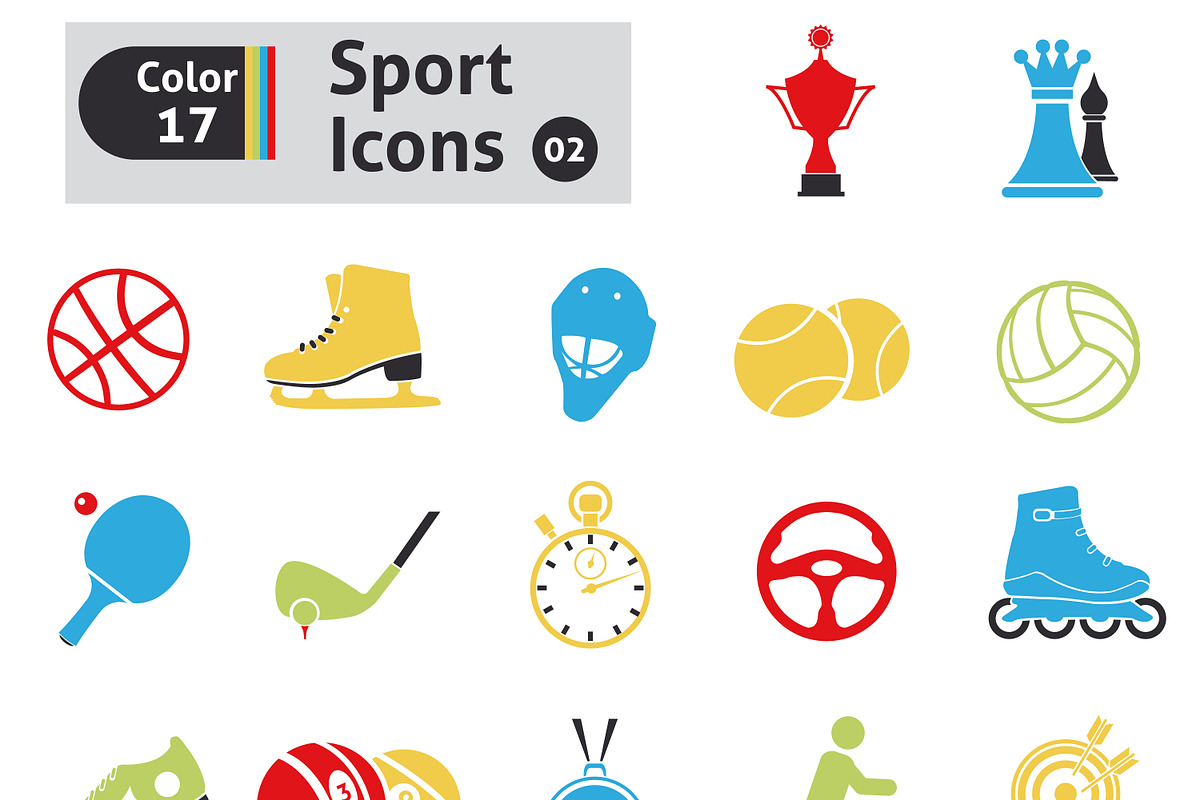 Sport icons in Graphics - product preview 8