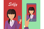 selfy character phone