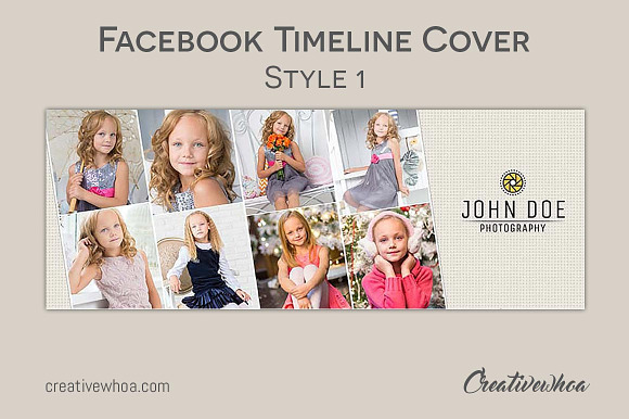 Facebook Cover Template CW004 in Facebook Templates - product preview 1