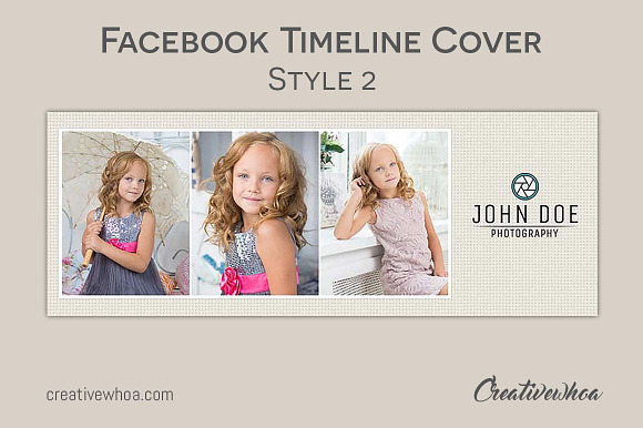 Facebook Cover Template CW004 in Facebook Templates - product preview 2