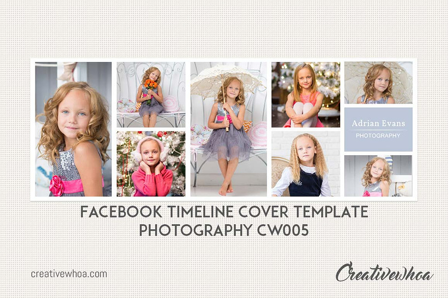Facebook Cover Template CW005 in Facebook Templates - product preview 8