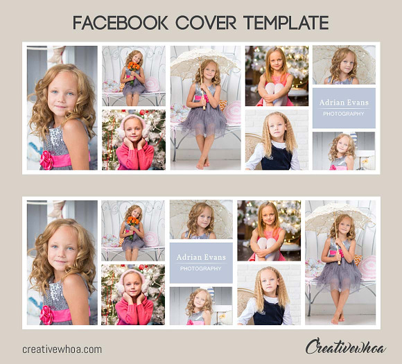 Facebook Cover Template CW005 in Facebook Templates - product preview 1