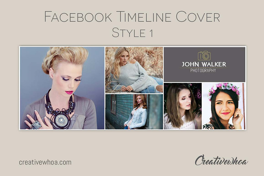 Facebook Cover Template CW006 in Facebook Templates - product preview 8